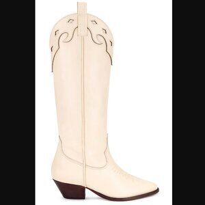 REVOLVE | Schutz x REVOLVE Cicera Boot in Off White